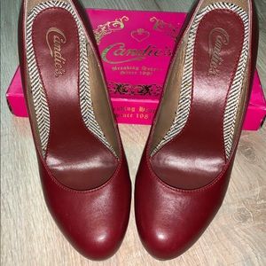 Candies red heels sz 9